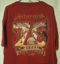 Sturgis 76th Anniversary 2016 Black Hills Bike Rally SS T Shirt Size 2XL... - £8.38 GBP