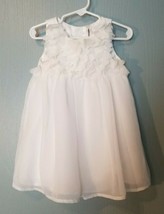 Cherokee - Girls White Special Occasion Dress 2T        B17 - £6.90 GBP