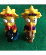 Maggie Simpson 3D Chess 1992 Vintage Retro Figurine Set Of 2 - $181.91 MXN
