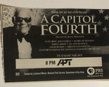 Ray Charles A Capital Fourth Print Ad Vintage TPA4 - $5.93