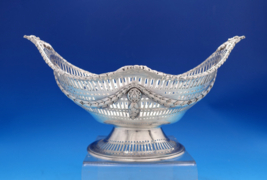 English Victorian Sterling Silver Fruit Bowl London 1889 Harris Pierced (#7439) - £771.43 GBP