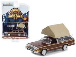 1979 Ford LTD Country Squire Brown with Wood Panels with Camp&#39;otel Cartop Sleep - £14.25 GBP