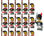Officer &amp; French Lancers Army Soliders Napoleonic Wars Custom 16 Minifig... - $25.89