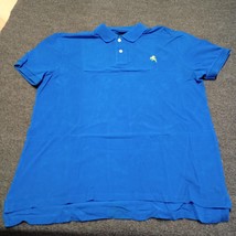 Express Classic Polo Shirt Men XL Blue Short Sleeve Golf Golfer - $18.47