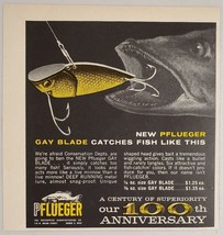 1964 Print Ad Pflueger Gay Blade Fishing Lures Enterprise Mfg Akron,Ohio - £7.54 GBP