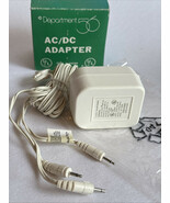 Boxed Department 56 AC/DC Adapter White - 3 Prong Xmas Village Cord 55026 - $15.57 CAD