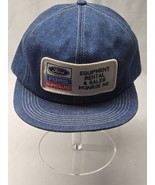 Vintage FORD / NEW HOLLAND From MONROE, NC Hat Snapback Denim Cap - ONE ... - $26.71