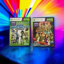 Kinect Sports Season Two Xbox 360  &amp; Kinect Adventures Lot of 2 - £16.99 GBP