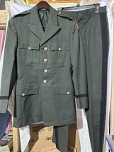 Vietnam Era Us Army Major Officers Men&#39;s Class A Green Dress Jacket &amp; Pants - £66.48 GBP