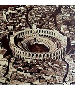 Aerial View Of Arles France Gallic Rome 1920s Europe Cityscape GrnBin1 - $330.19 MXN