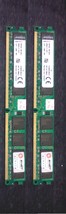 Kingston 2 pcs 2GB PC6400 DDR2-800MHz PC2-6400 240PIN  (2X1GB) - £13.88 GBP