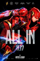 2017 Justice League Movie Poster 11X17 The Flash Barry Allen Ezra Miller ⚡ - £9.10 GBP