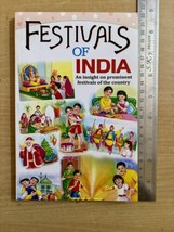 FESTIVALS OF INDIA English Book,  Illustrated, FREE SHIP - $27.43