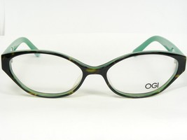 Ogi Evolution 9076 1492 Tortoise /JUNGLE Green Eyeglasses 53-15-140mm Japan - £50.84 GBP
