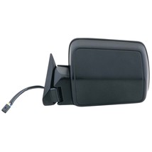 For 84-96 Jeep Cherokee Wagoneer Black spring loaded Driver Side Power Mirror - £84.97 GBP