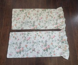Ralph Lauren Vintage Toulouse Floral King Size Pillow Cases read* worn c... - $74.25