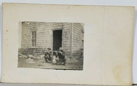 Hanley Sask. Canada Young Men with Rifles RPPC c1907 Postcard K15 - £15.68 GBP