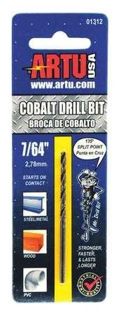 Jobber Bit, 7/64 In, Cobalt Steel - $9.95