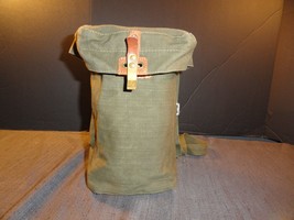 VINTAGE DUTCH ARMY MODEL K K52 MASK BAG POUCH W/ STRAP - $30.23