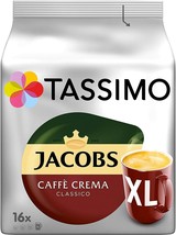 TASSIMO: Jacobs Cafe Crema Classico XL -Coffee Pods -16 pods-FREE SHIPPING - $17.28