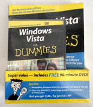 Windows Vista for Dummies Book DVD Combo  ~2010 PC Andy Rathbone New Sealed - £15.39 GBP