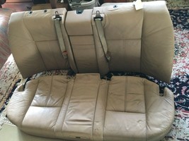96-01 BMW E38 7-Series Rear Seat Bottom Bench Sand Beige Leather TAN BAC... - $145.12