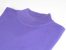 Men PRINCELY Soft Comfortable Merinos Wool Sweater Knits Mock 1011-00 Lilac image 4