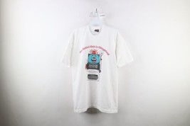 Vtg 90s Streetwear Mens XL Spell Out Hollywood Casino Slots T-Shirt White USA - £25.86 GBP