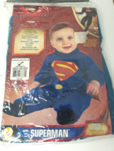 Superman Costume Newborn Cosplay Dress Up Man of Steel DC Comics 2014 - £7.52 GBP