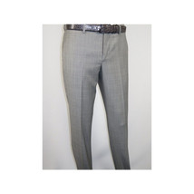 Men Suit BERLUSCONI Turkey 100% Italian Wool Super 180's 3pc Vested #Ber10 Gray image 12