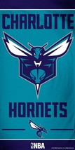 NBA Charlotte Hornets Vertical Beach Towel Logo Center 30&quot; by 60&quot; by WinCraft - £21.57 GBP