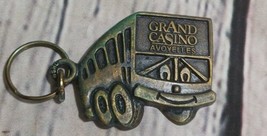 Grand Casino Avoyelles Keychain Key Fob Ring Tag Vintage Souvenir Collectible - £8.49 GBP