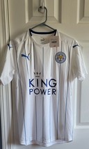 NWT Puma Adults Leicester 3rd White Short Sleeve Shirt Jersey Size Small - £109.43 GBP