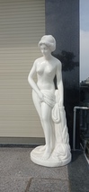 Art Sculpture Home Decorations Garden Figurines Abstract Nude Lady Stone  - £2,702.04 GBP