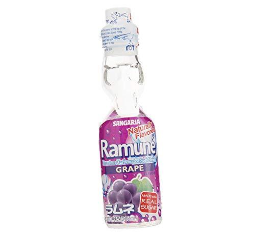 Ramune Japanese Marble Soda Choose your flavor (Grape) - £15.56 GBP