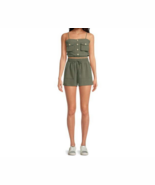 No Boundaries Juniors Cargo Short Set Green Midnight Size M (7-9) - $451.87 MXN