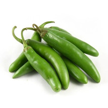 25 Seeds Serrano Pepper Vegetables Planting Edible Food Fresh Garden - £7.51 GBP