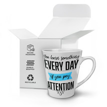 Learn Pay Attention NEW White Tea Coffee Latte Mug 12 17 oz | Wellcoda - £13.58 GBP+