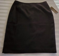 NWT Le Suit Yacht Club Ocean Blue/Black Pencil Skirt Size 10 Polyester - £15.49 GBP
