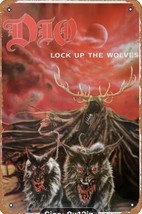Dio- Lock Up The Wolves Metal Sign New 8/12 - £19.75 GBP