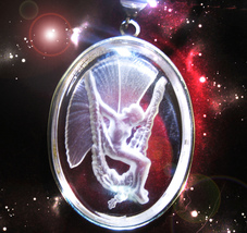 Haunted Necklace Angel Of Luck Miraculous Fortune Golden Royal Ooak Magick - £190.06 GBP