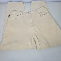 Polo Ralph Lauren Womens Corduroy Pants 14 Flat Front Tan - £19.64 GBP