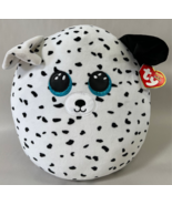 TY Squish-A-Boos Collection Plush Toy FETCH The Dalmatian Dog 14&quot; New W/... - $13.99