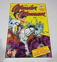Vintage original 1978 golden age Wonder Woman 1 DC Comics cover art pinup poster - £35.18 GBP