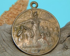 Rene Lalique 1917 Medallion Pressed Brass Tuberculosis France WWI - $44.95