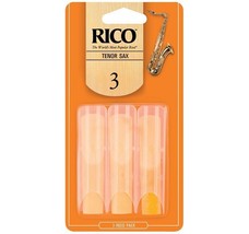 Rico by D&#39;Addario Tenor Sax Reeds - Strength 3, 3-pack - £11.18 GBP