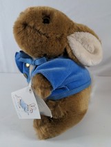 Peter Rabbit Bunny 7&quot; Beatrix Potter Stuffed Animal Eden Plush Toy Blue Jacket - £11.84 GBP