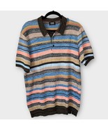 SCOTCH &amp; SODA Cotton Stripe Structured Knit Regular Fit Polo Shirt Size ... - $39.00