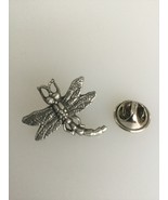 Dragon Fly Pewter Lapel Pin Badge Handmade In UK - £5.86 GBP