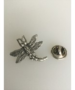 Dragon Fly Pewter Lapel Pin Badge Handmade In UK - $139.93 MXN